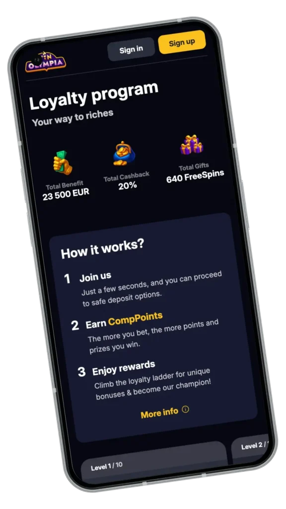 WinOlympia mobile app